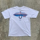 画像: 【M/L】Reebok NFL スーパーボウル Tシャツ 白■アメリカ古着 リーボック アメフト プロチーム