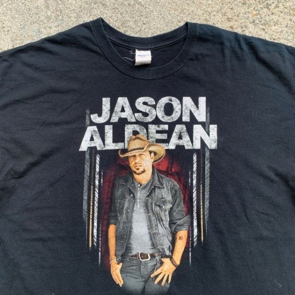 画像2: 【2XL】JASON ALDEAN ツアー バンドTシャツ ブラック 黒■ジェイソン・アルディーン カントリー アメリカ古着 (2)