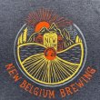 画像3: 【XXL】NEW BELGIUM BREWING ビール醸造所 プリントTシャツ ネイビー■アメリカ古着 企業 アート ビール缶 (3)