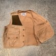 画像7: 【L/XL】WEATHER-RITE ショルダーレザーパッチ ハンティングベスト■ビンテージ オールド レトロ アメリカ古着 ダック地 アウトドア (7)