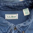 画像3: 【L/XL】LL Bean 刺子織 長袖シャツ 青■ビンテージ オールド レトロ アメリカ古着 エルエルビーン 柔道着 刺し子織り 90s (3)