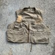 画像1: 【M 40】60s Abercrombie&Fitch フィッシングベスト■ビンテージ オールド レトロ アメリカ古着 アバクロ アウトドア サファリ コンマー (1)