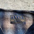 画像7: 【L】Levi's 太畝コーデュロイ×ウール リバーシブルベスト ネイビー×オンブレチェック■ビンテージ オールド レトロ 古着 リーバイス (7)