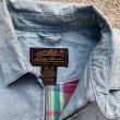 画像7: 【S/M】Eddie Bauer デニム スウィングトップジャケット アイスブルー■ビンテージ オールド アメリカ古着 エディーバウアー 80s/90s (7)