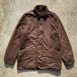 画像: 【S/M】Barbour ポーラーキルト ジャケット 焦げ茶■ビンテージ オールド レトロ ヨーロッパ古着 イギリス オイルド バブアー