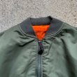 画像3: 【L】USA製 ALPHA INDUSTRIES MA-1 フライトジャケット■ビンテージ オールド ミリタリー アメリカ古着 ナイロン アルファ レプリカ (3)