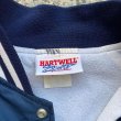 画像3: 【M/L】USA製 HARTWELL ナイロン スタジャン ジャケット ネイビー■ビンテージ オールド レトロ アメリカ古着 フェスティバルスタッフ (3)