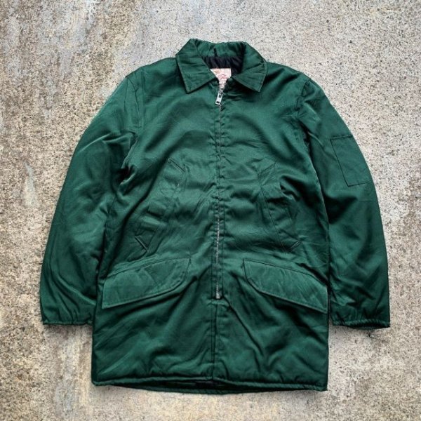 画像1: 【M/L 40】USA製 Golden Fleece タイタンクロス ハーフコート ジャケット 緑■ビンテージ オールド アメリカ古着 70s/80s スピワック (1)