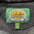 画像5: 【M/L】Cabela's ジップアップ フリースベスト ブラック 黒無地■ビンテージ オールド アメリカ古着 カベラス アウトドア (5)