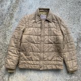 画像: 【M】LONDON FOG 中綿ダウン キルティングジャケット ベージュ■ビンテージ オールド レトロ アメリカ古着 70s ロンドンフォグ