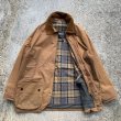 画像8: 【L/XL】Barbour ビューフォート コットン ジャケット ベージュ 茶系■ビンテージ オールド レトロ ヨーロッパ古着 イギリス バブアー (8)