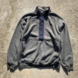 画像: 【XL】GAP ハーフジップ フリースジャケット グレー■ビンテージ オールドギャップ レトロ アメリカ古着 90s ビッグサイズ