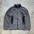 画像1: 【XS】90s USA製 Patagonia 初期 レトロX カーディガン グレー■ビンテージ アメリカ古着 パタゴニア パイル フリースジャケット (1)