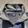 画像4: 【XL】GAP ハーフジップ フリースジャケット グレー■ビンテージ オールドギャップ レトロ アメリカ古着 90s ビッグサイズ (4)