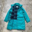 画像8: 【XS/S】LL Bean ウールライナー コート ジャケット グリーン 青緑■ビンテージ オールド レトロ アメリカ古着 80s エルエルビーン (8)