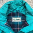 画像4: 【XS/S】LL Bean ウールライナー コート ジャケット グリーン 青緑■ビンテージ オールド レトロ アメリカ古着 80s エルエルビーン (4)