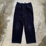 画像: 【W27-28】GAP 2タック 太畝コーデュロイパンツ ネイビー 紺色■ビンテージ オールドギャップ レトロ アメリカ古着 レディース