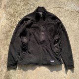 画像: 【レディース L】patagonia R2 ジップアップ フリースジャケット ブラック 黒■オールド レトロ アメリカ古着 パタゴニア レギュレーター