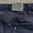 画像9: 【W36 L34】90s USA製 Levi's シルバータブ ブラックデニムパンツ 黒■ビンテージ アメリカ古着 SK8 リラックステーパード リーバイス (9)