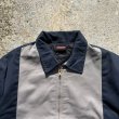 画像3: 【XL/XXL】Dickies ワークジャケット ツートーン グレー×紺■ビンテージ オールド アメリカ古着 内装キルティング ディッキーズ 90s (3)