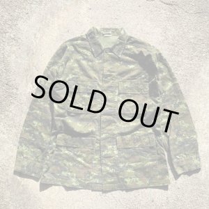 画像: 【M-R】UNKNOWN BDU ジャケット デジカモ 緑 迷彩■アメリカ古着 民間 ミリタリー コットン コンバット デジタル