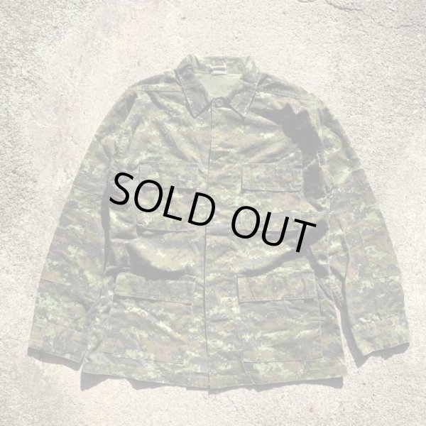 画像1: 【M-R】UNKNOWN BDU ジャケット デジカモ 緑 迷彩■アメリカ古着 民間 ミリタリー コットン コンバット デジタル (1)