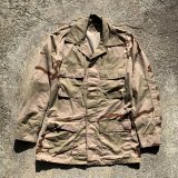 画像: 【S-LONG】90s BDU ジャケット 3C デザートカモ 迷彩■ビンテージ オールド レトロ アメリカ古着 ミリタリー コンバット 米軍実物