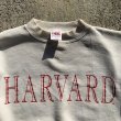 画像2: 【L/XL】USA製 HARVARD カレッジプリントスウェット 白■ビンテージ オールド アメリカ古着 80s/90s 針抜きリブ 前V ハーバード (2)