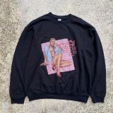 画像: 【M】ゲイ 男娼 プリントスウェット ブラック 黒■ビンテージ オールド レトロ アメリカ古着 GILDAN ギルダン ヌード