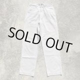 画像: 【W32×L32】ポロ ラルフローレン コットン チノパン アイボリー■ビンテージ オールド レトロ アメリカ古着 90s Polo ノータック パンツ