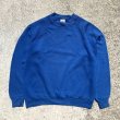 画像1: 【M/L】USA製 Dickies ラグランスウェット 青無地■ビンテージ オールド アメリカ古着 80s/90s ディッキーズ トレーナー (1)