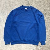 画像: 【M/L】USA製 Dickies ラグランスウェット 青無地■ビンテージ オールド アメリカ古着 80s/90s ディッキーズ トレーナー