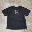 画像1: 【XL】USA製 ONEITA「FIGHT AIDS」プリントTシャツ ブラック 黒■ビンテージ オールド アメリカ古着 80s/90s オニータ エイズ コットン (1)