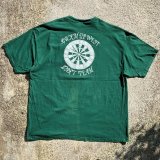 画像: 【XXL】Hanes ダーツチーム プリントTシャツ 緑■ビンテージ オールド レトロ アメリカ古着 オールコットン ポケT ヘインズ 90s-2000s