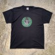 画像1: 【XL】NEW YORK LIBERTY スターバックス パロディ プリントTシャツ ブラック 黒■ビンテージ オールド アメリカ古着 自由の女神 (1)