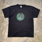 画像: 【XL】NEW YORK LIBERTY スターバックス パロディ プリントTシャツ ブラック 黒■ビンテージ オールド アメリカ古着 自由の女神