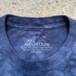 画像4: 【M】USA製 THE MOUNTAIN ピースマーク Tシャツ タイダイ ネイビー■ビンテージ オールド レトロ アメリカ古着 マウンテン (4)