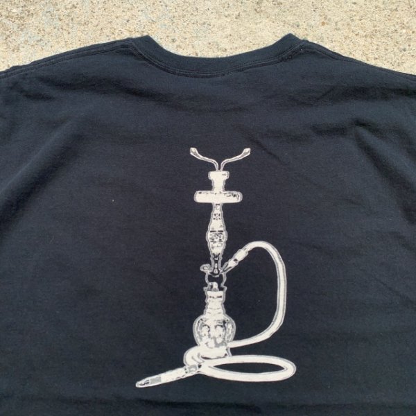 画像2: 【XL】SHISHA シーシャ 水タバコ プリントTシャツ ブラック 黒■ビンテージ オールド アメリカ古着 ギルダン コットン 2000s Y2K (2)