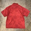 画像2: 【M/L】Tommy Bahama オープンカラー 半袖シルクシャツ 赤ピンク■ビンテージ オールド アメリカ古着 総柄 開襟 トミーバハマ アロハ  (2)