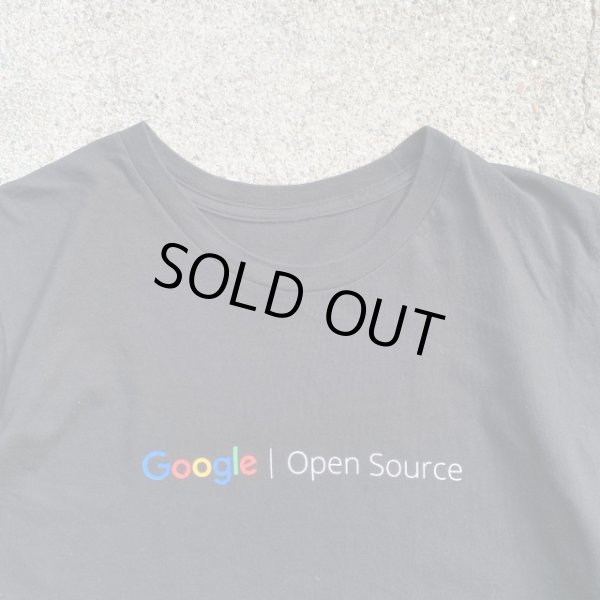 画像2: 【XL】UNKNOWN「Google」プリントTシャツ ブラック 黒■アメリカ古着 コットン グーグル ロゴ 企業  (2)