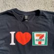 画像2: 【S/M】「I 7 ELEVEN」プリントTシャツ ブラック 黒■アメリカ古着 コットン セブンイレブン コンビニエンスストア 企業 (2)