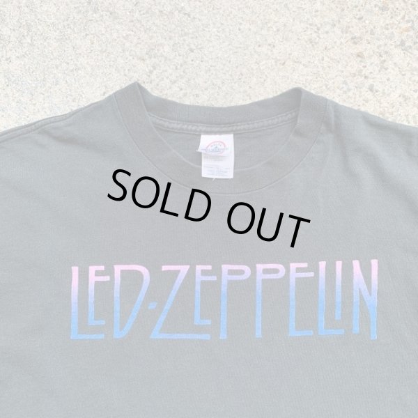 画像2: 【XL】2000s LED ZEPPELIN バンドTシャツ ブラック 墨黒■ビンテージ オールド アメリカ古着 Y2K コットン レッドツェッペリン ロック (2)