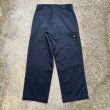 画像6: 【W32×L30】Dickies 85283 ダブルニー ワークパンツ ネイビー 紺■オールド アメリカ古着 2000s Y2K ディッキーズ ルーズフィット  (6)