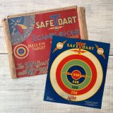 画像: 【39cm×34cm】SAFE-T-DART&BASEBALL ダーツゲーム プレート■ビンテージ アンティーク レトロ アメリカ雑貨 ディスプレイ 飾り