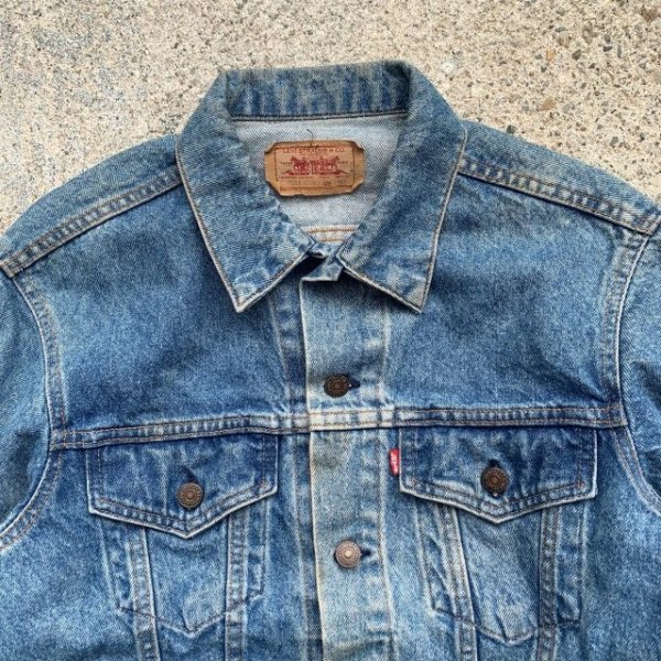 画像2: 【L 42L】USA製 Levi's 71506 デニムジャケット■ビンテージ オールド レトロ アメリカ古着 80s リーバイス ジージャン トラッカー (2)