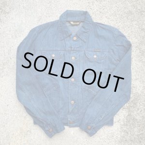 画像: 【S/M】Wrangler デニムジャケット 青■ビンテージ オールド レトロ 古着 70s ラングラー ユーロ ジージャン ライトオンス