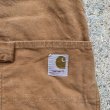 画像8: 【W34】70s carhartt 山ポケ ブラウンダック オーバーオール■ビンテージ オールド レトロ アメリカ古着 カーハート プリントタグ  (8)