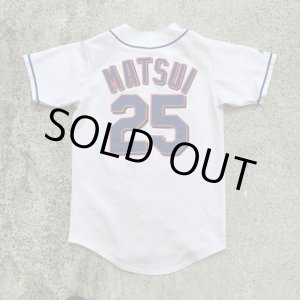 画像: 【XS/S】MLB Mets 松井稼頭央 ユニフォーム 半袖ベースボールシャツ 白■メジャーリーグ アメリカ古着 ニューヨーク・メッツ