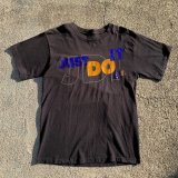 画像: 【S/M】90s USA製 NIKE「JUST DO IT」プリントTシャツ ブラック 黒■ビンテージ オールド レトロ アメリカ古着 ナイキ シングルステッチ