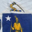 画像3: 【89cm×144cm】マサチューセッツ州 コットン フラッグ 州旗■ビンテージ アンティーク オールド レトロ タペストリー インテリア 国旗 (3)